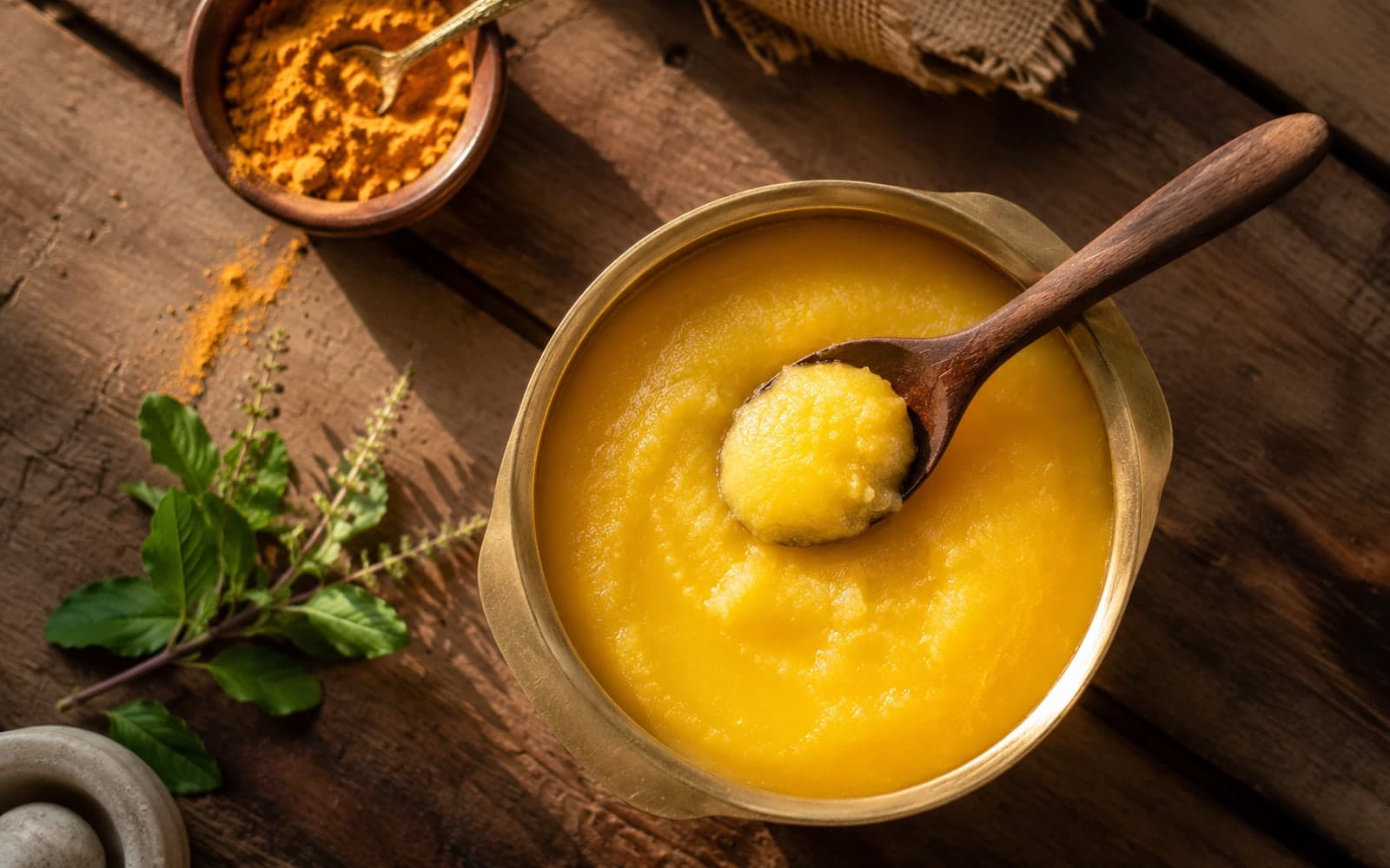 Golden A2 desi ghee, freshly churned